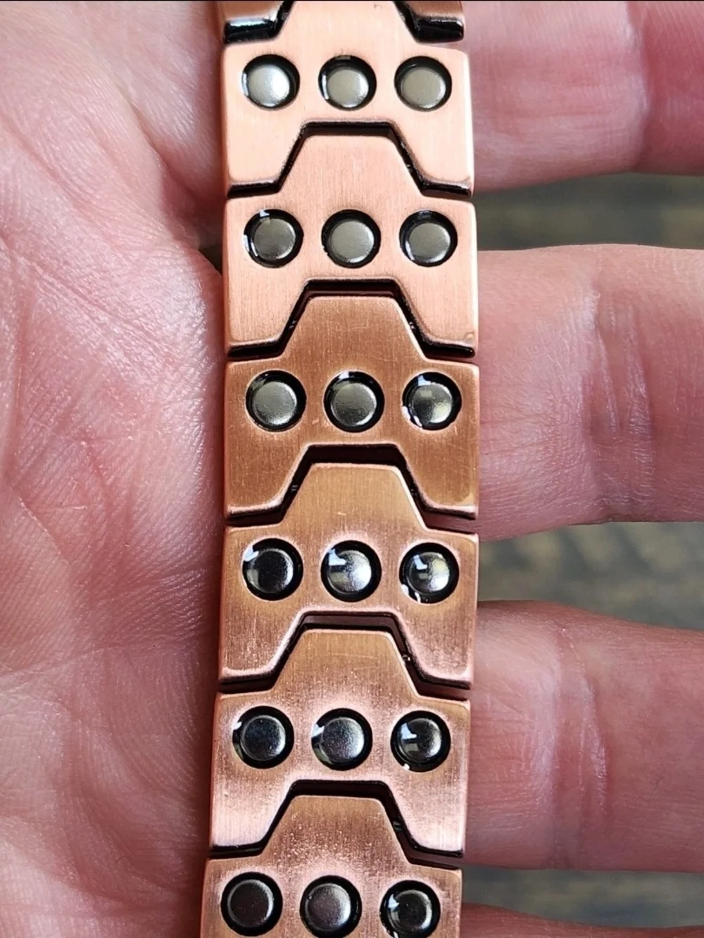 Genuine JalaStudios Pure Copper Magnetic Bracelet 51 Magnets Heavyweight 18mm